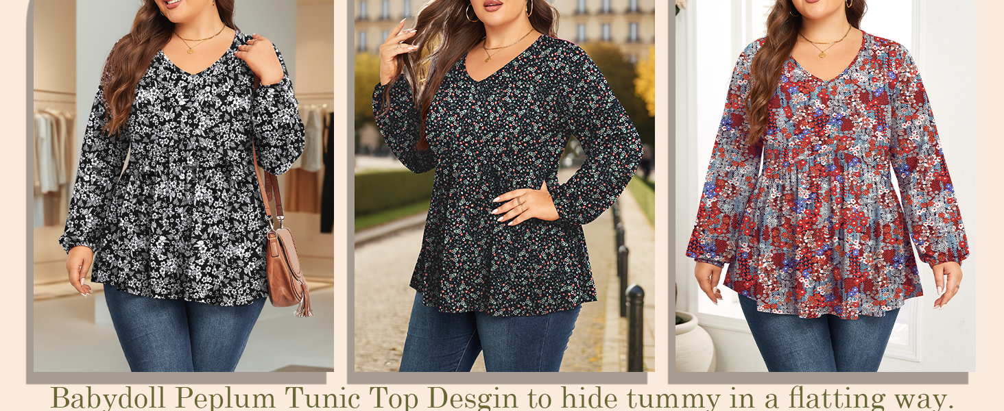 Fall Tops Dressy Casual Blouses Pleated 
