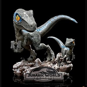 その他 Iron Studios Jurassic World Velociraptor 1/10 Jurassic Park: The Lost World Velociraptor DLX Statue