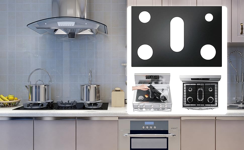 Stove Burner Covers for gas stove top,Gas Stove Protectors for Samsung