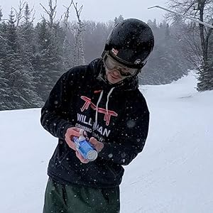Using the Krak'in while snowboarding