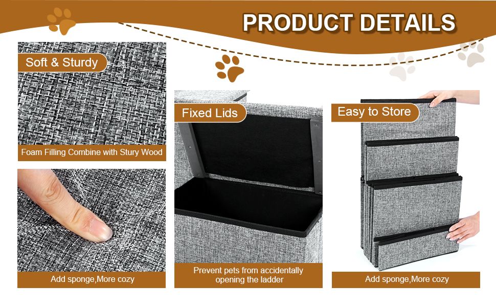 HOMBYS L Shape Dog Window Perch for Elderly and Short Legged Dogs Look Out Window
| HOMBYS Foldable Dog Pet Step wit Bc4b0317 6f0c 4c29 A42b Abf75a8d8b72. CR0,0,970,600 PT0 SX970 V1