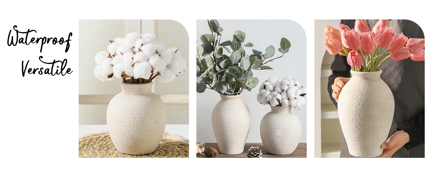 farmhouse vase ceramic vase vintage vases rustic vases for home decor