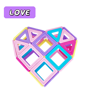 Blocs de construction magnétiques _ Cadeau fille 3 4 5 6 ans _ Jouet à partir de 3 4 5 6 7 ans Garçon Fille