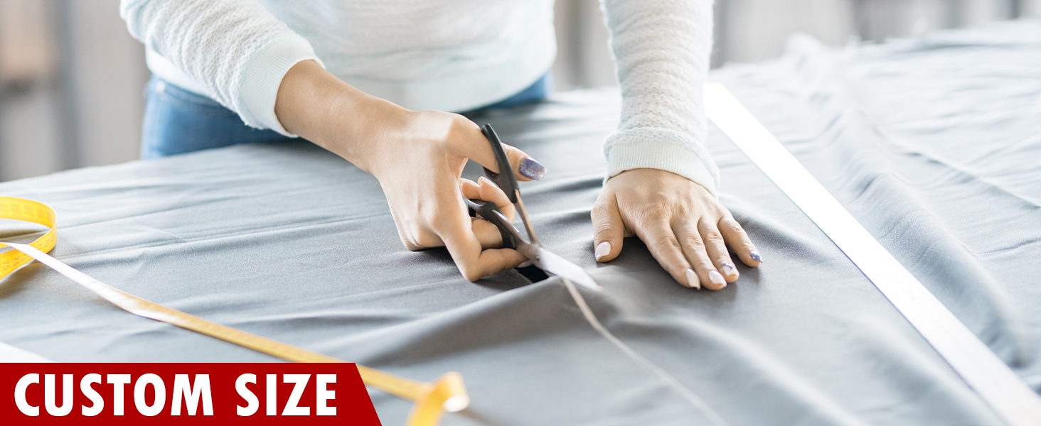 Amgo Custom Size 5' x 9' x 10.3' Sand Beige Right Triangle