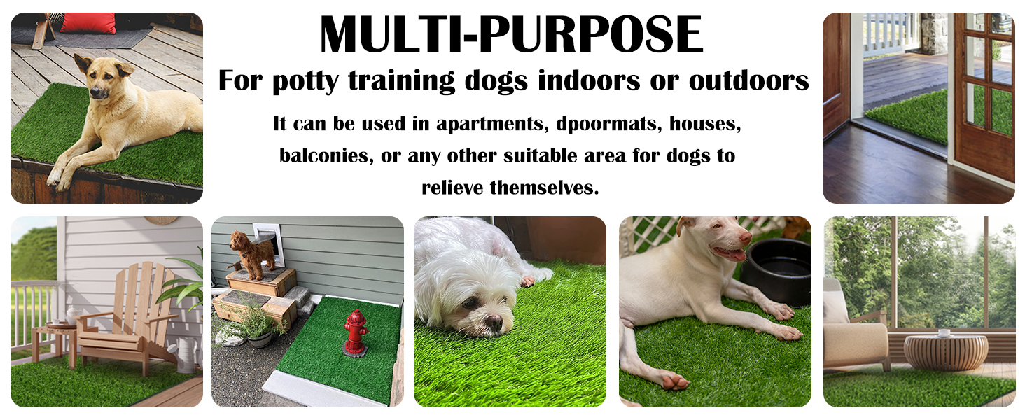 GLOBREEN Dogs Artificial Grass Pee Pad, 19" x 29" Puppy