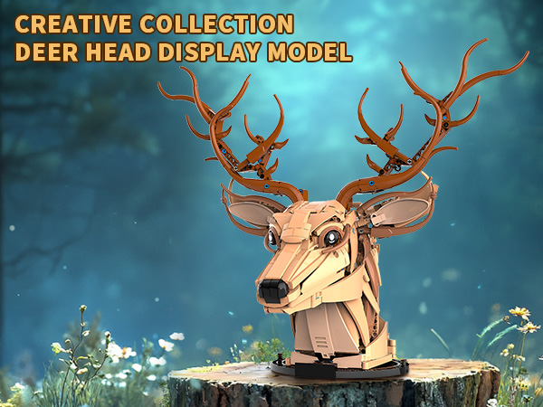 JMBricklayer Deer Building Set for Adults 70171, Funny Animal