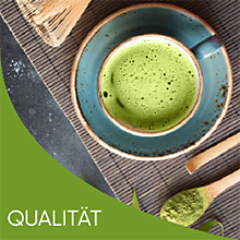 High-quality matcha can be recognised by colour