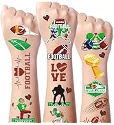 Gameza Football Tattoos - 240+ Football Temporary Tattoos Football Themed Party Favors Supplies T...