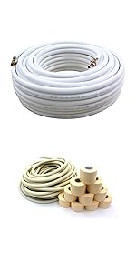 Line set 100FT 1/4&#34; &amp; 3/8&#34;