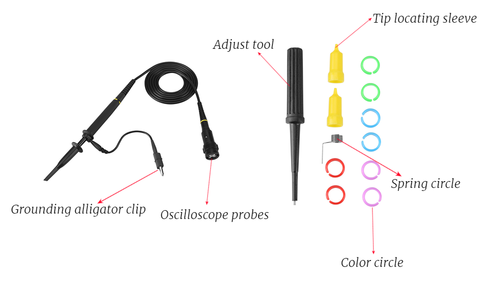 1pc P4060 BNC Oscilloscope Probe 1100 High Voltage 2000V 60MHz