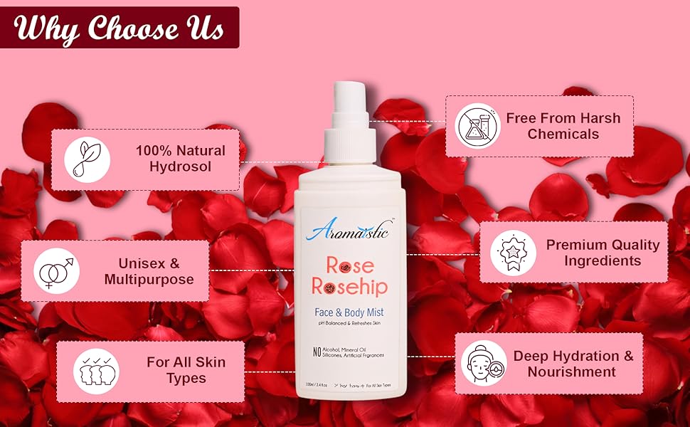 Face & Body Mist Rose & Rosehip