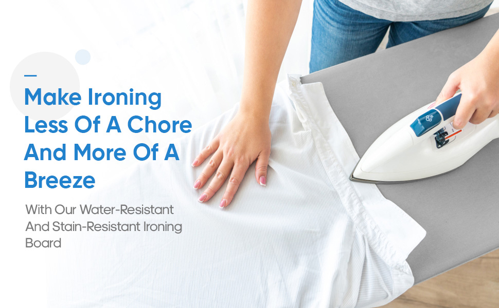 TIDY ZEBRA Compact Ironing Board Full Size European Made