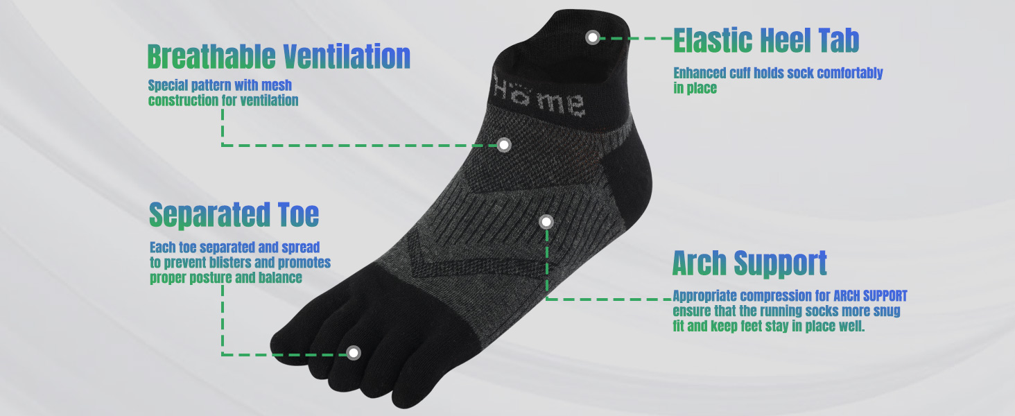five finger socks
