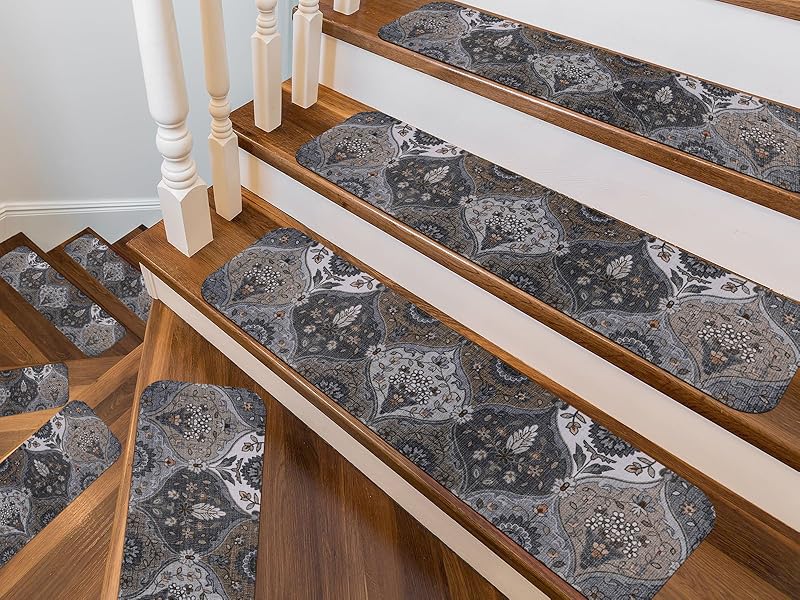 OJIA Extra NonSlip Carpet Stair Treads for Wooden Steps