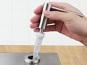 instalar el cabezal de la bomba