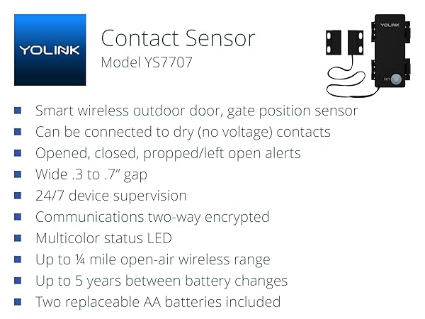YS7707 CONTACT SENSOR OVERVIEW