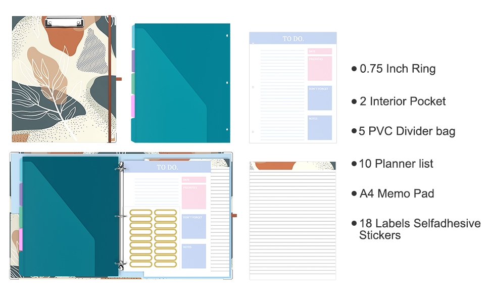 ZAXMEY Clipboard with Binder, 8.5 x 11 Folders Clip Board