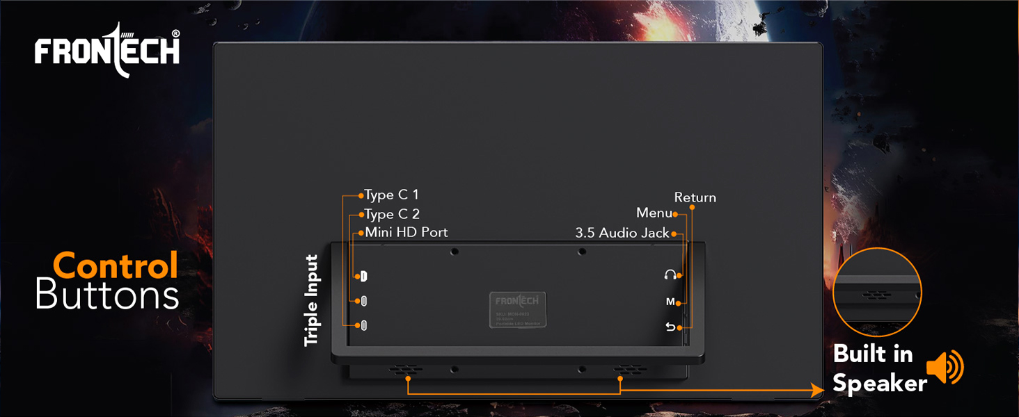 Frontech Protable Monitor MON-0023
