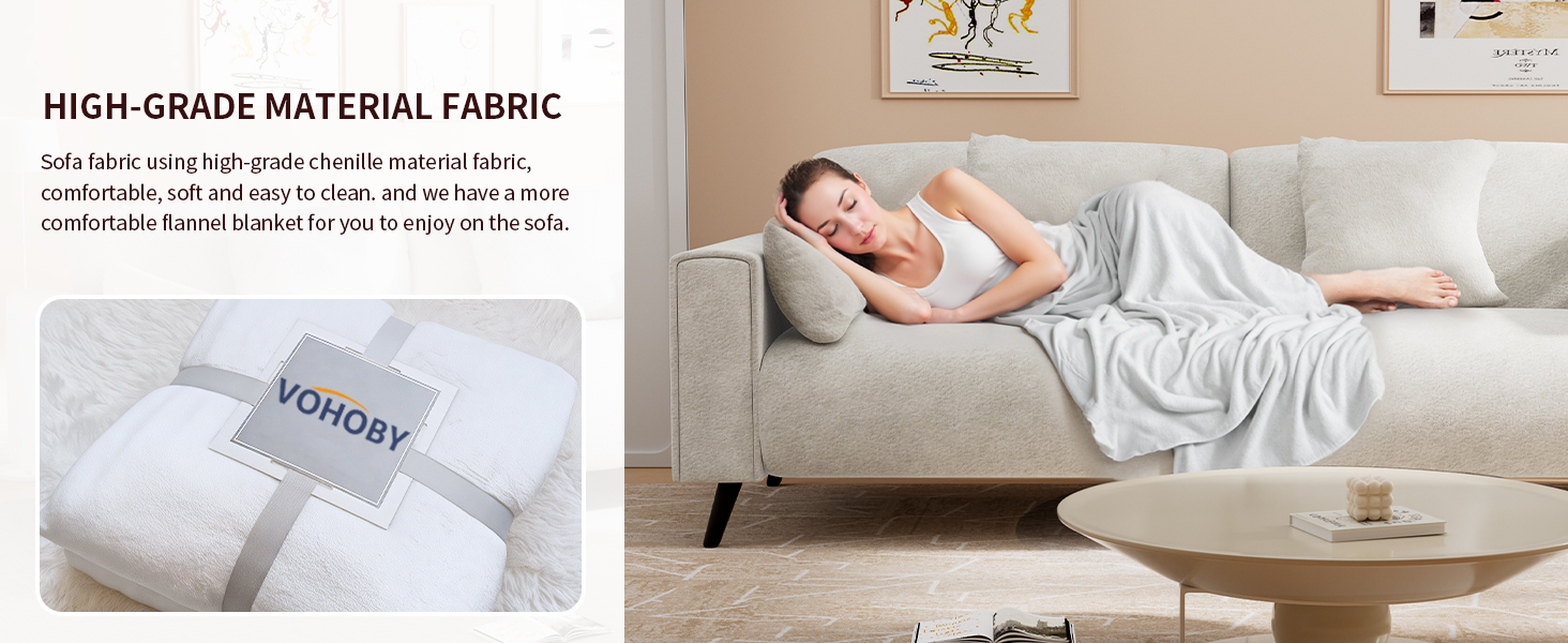 Chenille Sofa