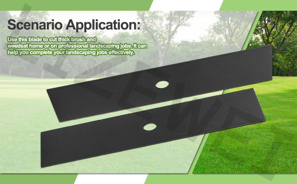 LIZEWEI 3 Pack Universal 9" x 2" w 1/2 Hole Edger Blade