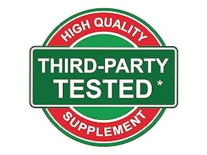 Third-party tested for potency and purity 3rd party ISO