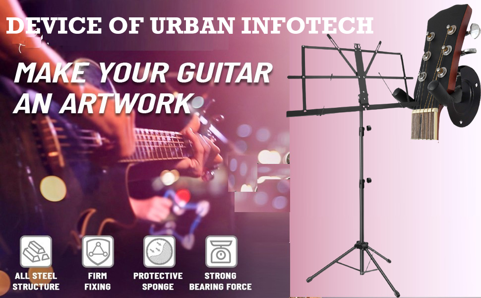 DEVICE OF URBAN INFOTECH Notation Stand 2 in 1 Dual-Use Folding Sheet ...