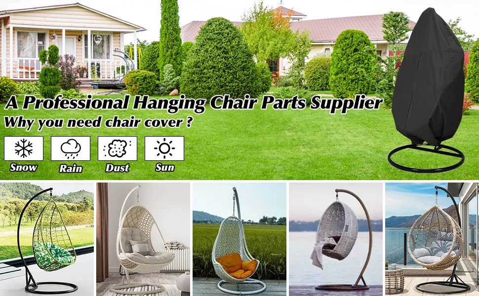 Patio Hanging Egg Chair Cover waterproof