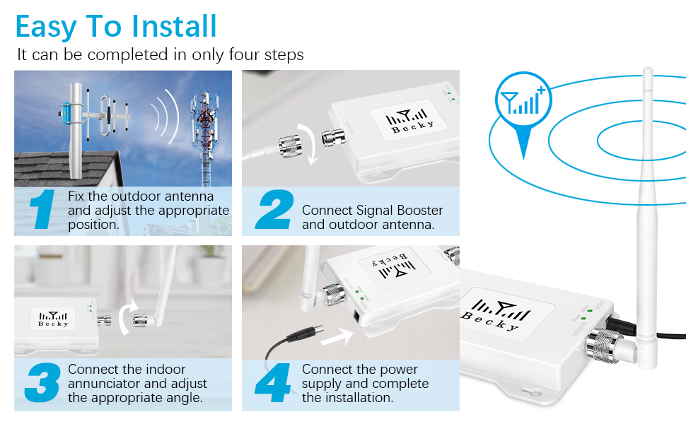 AT&T Cell Phone Signal Booster 5G 4G LTE Cell Phone Booster