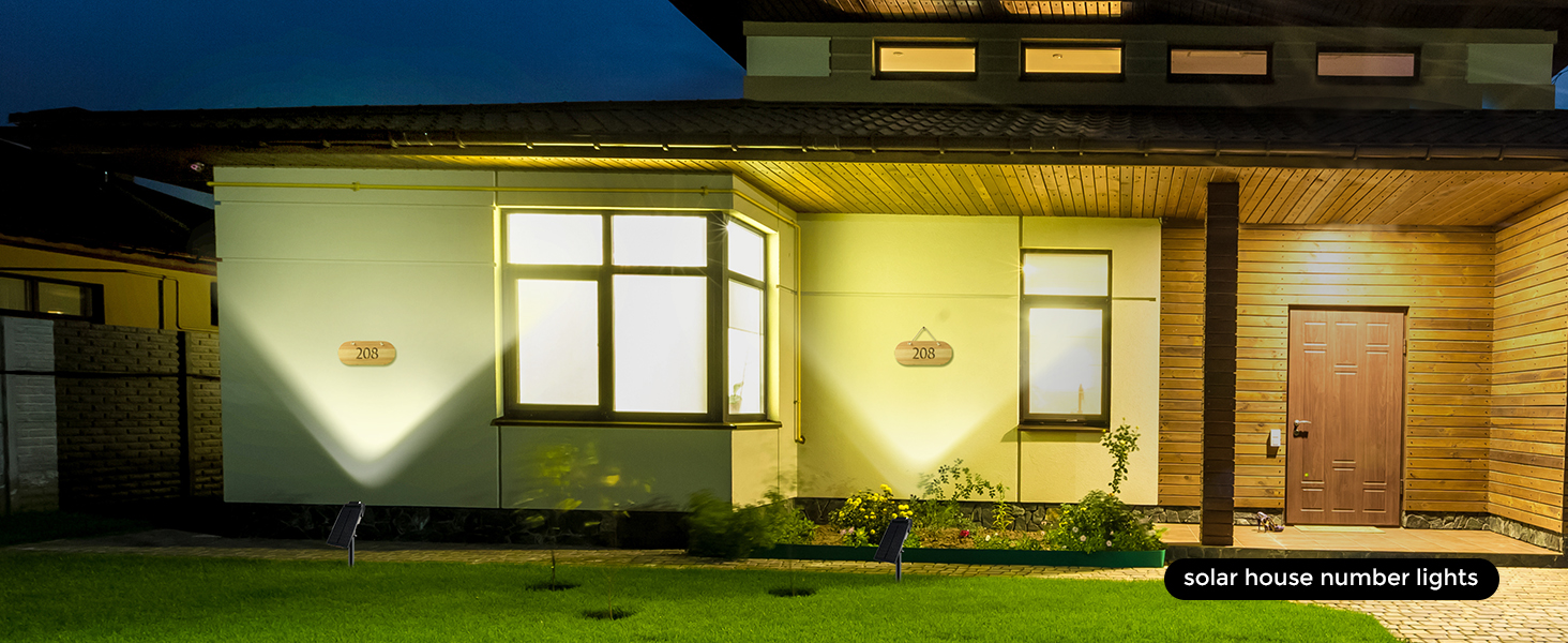 Solar Lights for House Number