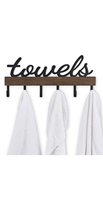 towel rack holder bathroom decor