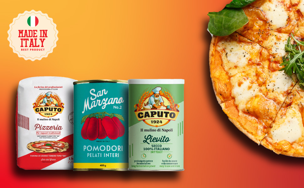 Fuduu.de - Pizza Spar Set | Caputo Pizzeria Pizzamehl | San Marzano ...