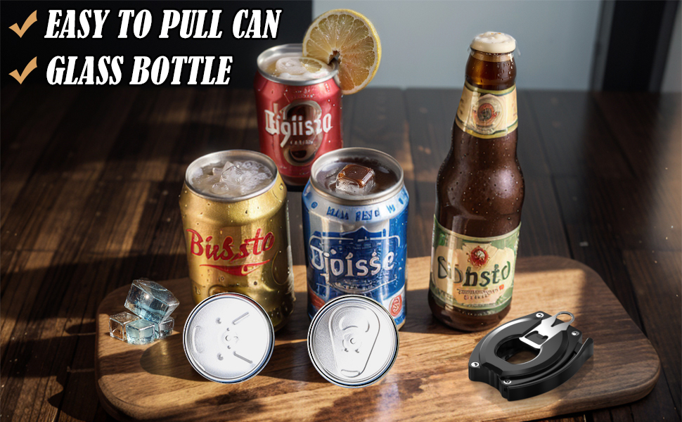 Lewufe Beer Can Opener Soda Can Opener Tool Lid Remover