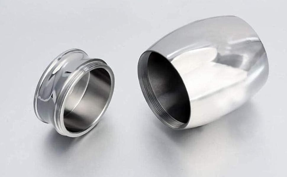 Small memorial pet urn stainless steel keepsake