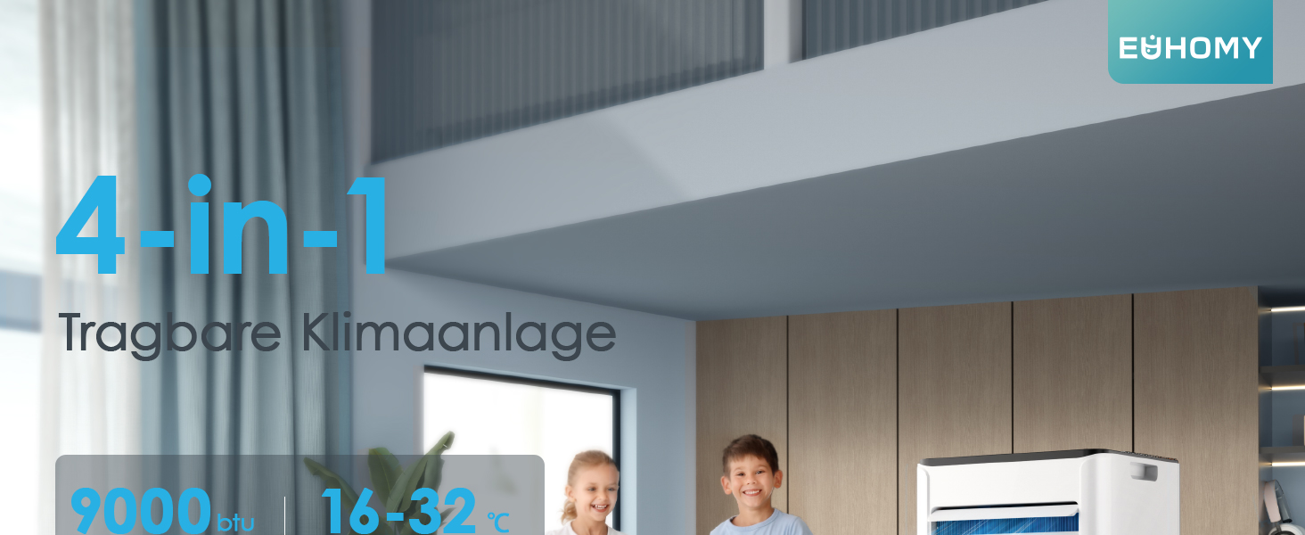 Mobile Klimaanlage 9000 BTU mit Abluftschlauch | Leiser Betrieb <48 dB | Für Räume bis 25 m² | Digitaldisplay + Fernbedi Bc7a5da5 3736 403b B9af 032e5568e5ff. CR0,0,1464,600 PT0 SX1464 V1