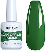 BURANO Gel Nail Polish, Spring Green Gel Nail Polish Fall Winter Green Gel Polish Gel Colors UV L...