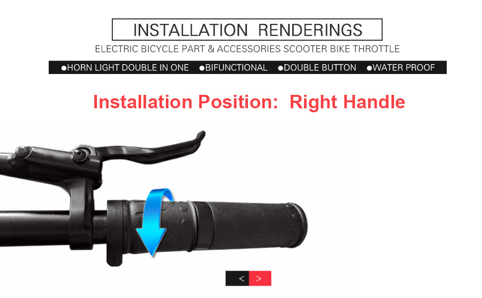 Electric Bike Throttle Grip