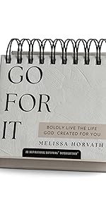Go For It DaySpring Inspirational Perpetual Calendar to boldly live the life God created for you