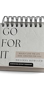 Go For It DaySpring Inspirational Perpetual Calendar to boldly live the life God created for you