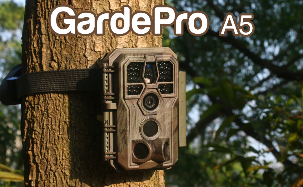 GardePro A5 Wildlife Camera 48MP 1296P H.264 Video Wildlife Camera with