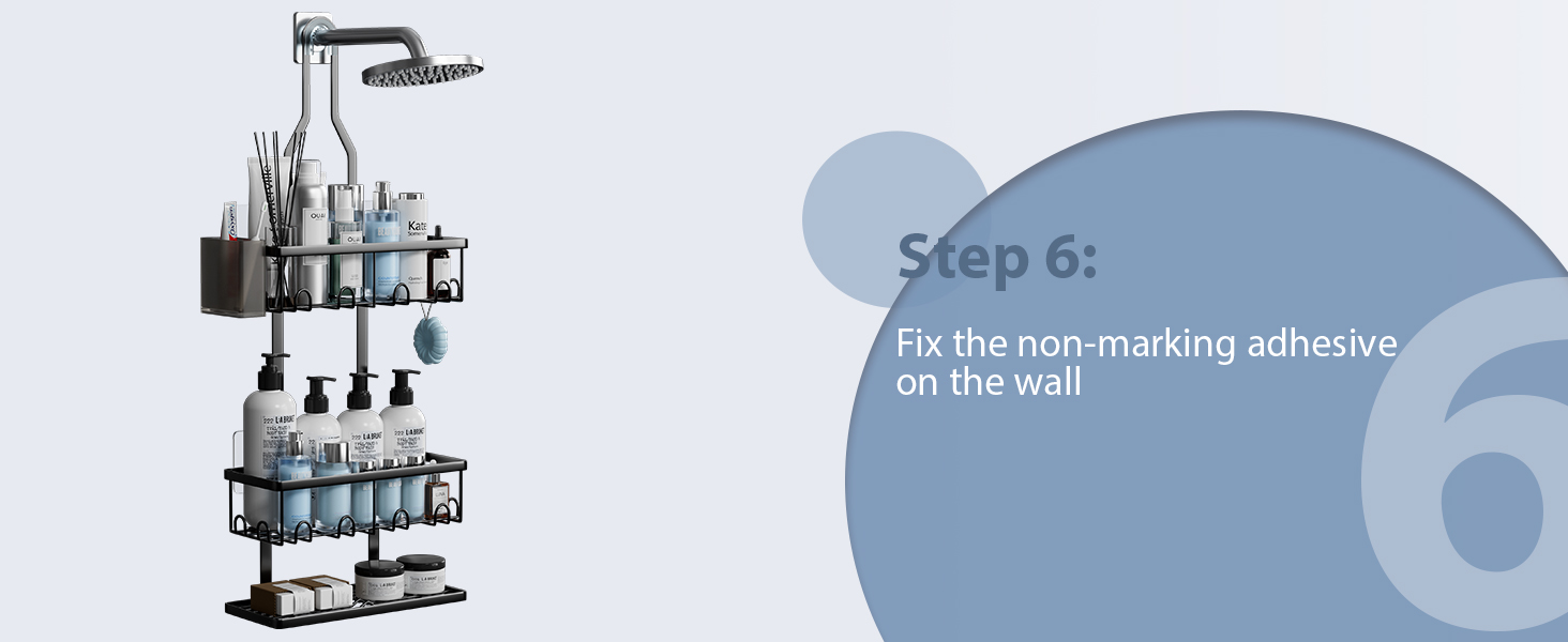 MASHDE Shower Caddy Hanging Bathroom Shower Organizer