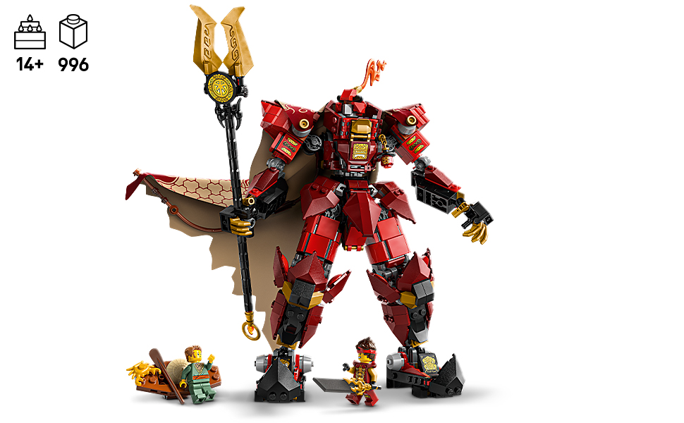 Amazon.com: LEGO NINJAGO The Fire Knight Mech Building Set - Model