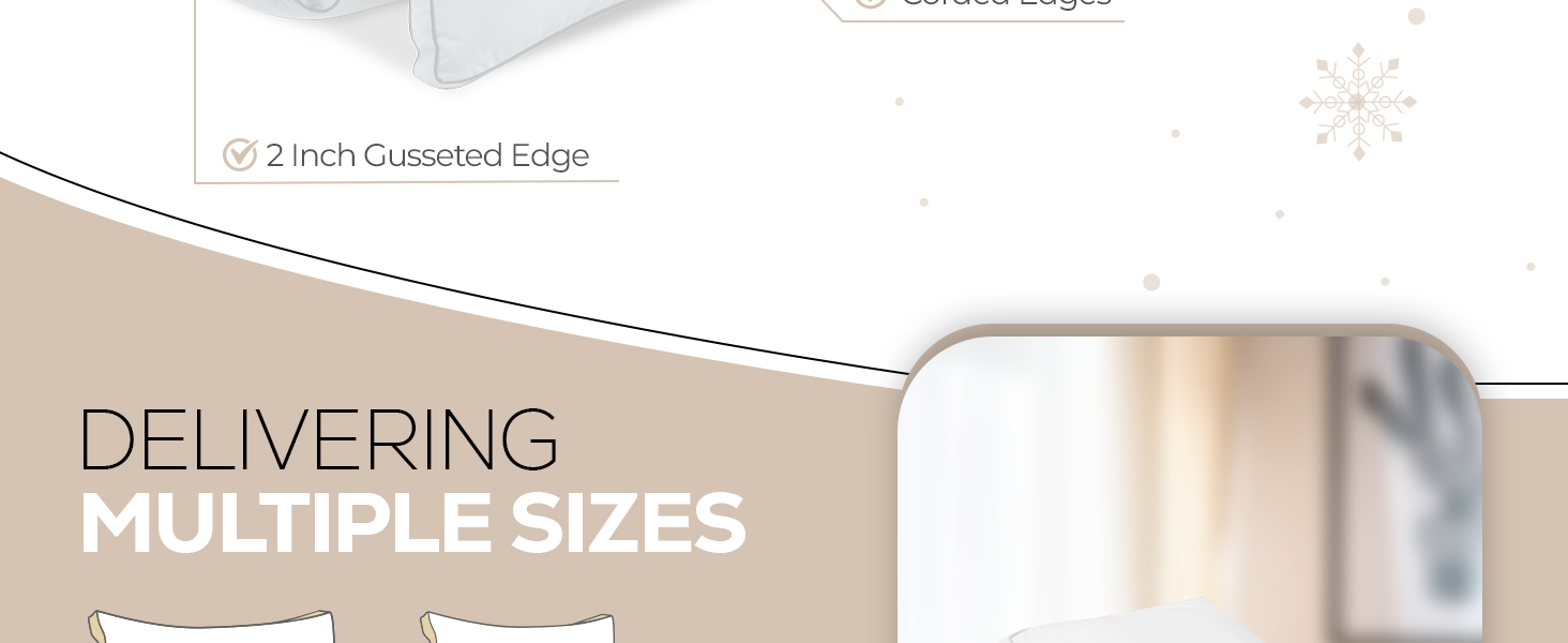 Almohada de cama tamaño Queen