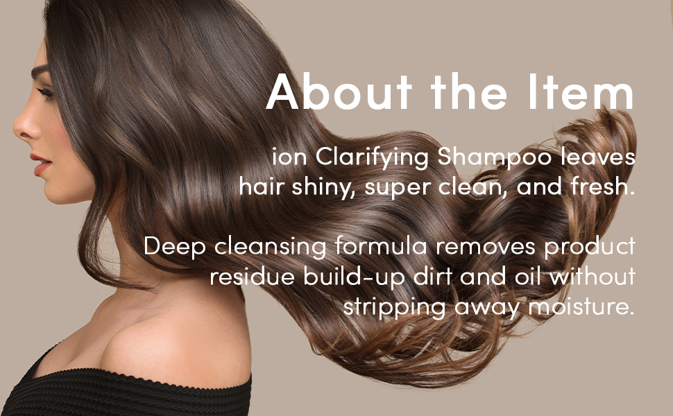 ion Clarifying Shampoo, Removes BuildUp and Residue