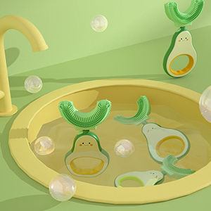 u shaped toothbrush kids