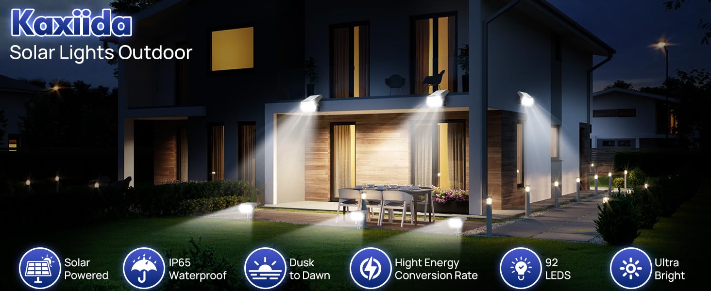 Upgrade Solar Lights Outdoor