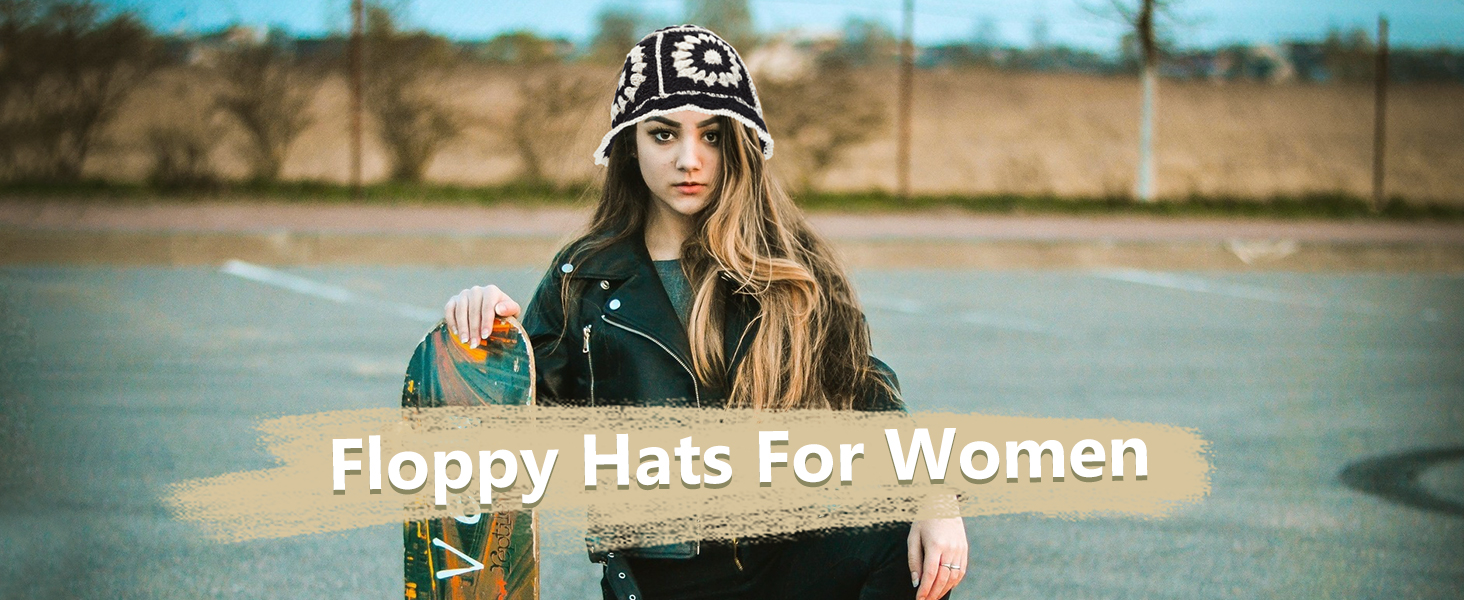 crochet bucket hat knit bucket hat for women