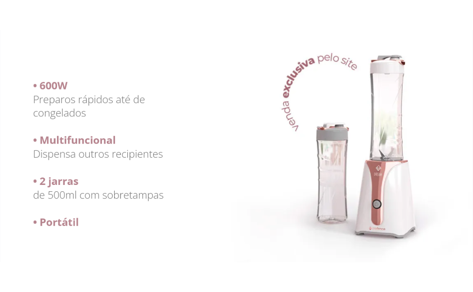 Kit Cadence Dream Rosé Gold - Blender e Cafeteira - 220V