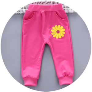 Toddler & Little Girl Flowers Print 3 Piece Sets