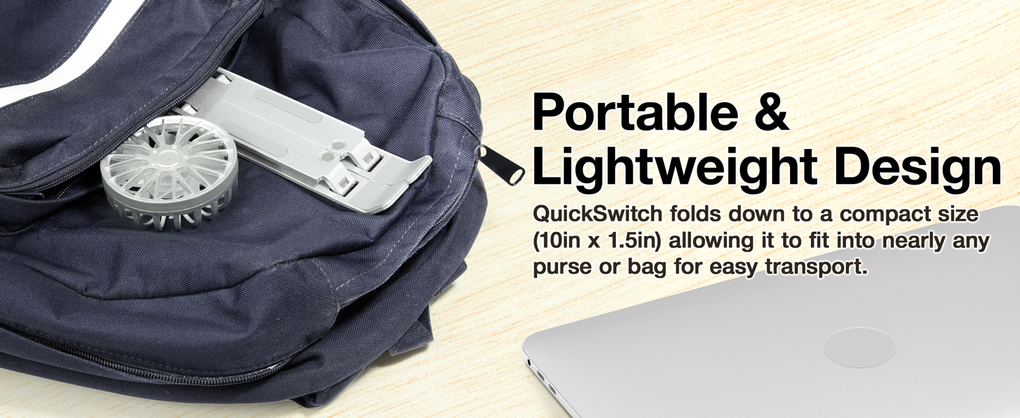 Portable and Lightweight Design - folds down to a compact size, allowing it to fit into any bag