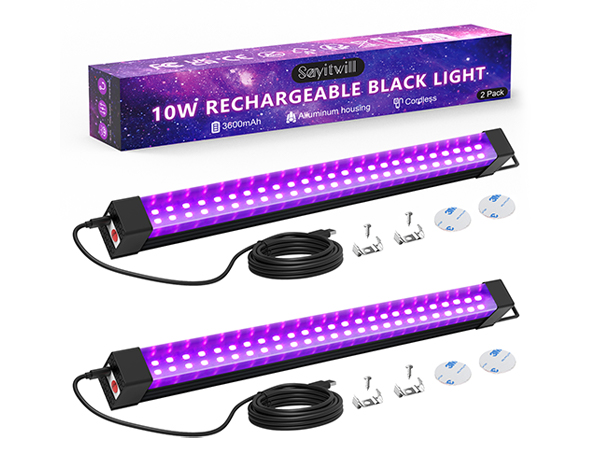 blackbox ultraviolet2 LED無しVer. CREATESTAR 100W Black Light, Upgraded 2 Pack LED Black